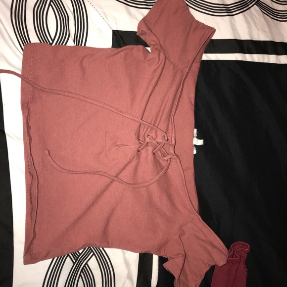 Charlotte Russe Tops - Lace up crop top💁🏽‍♀️